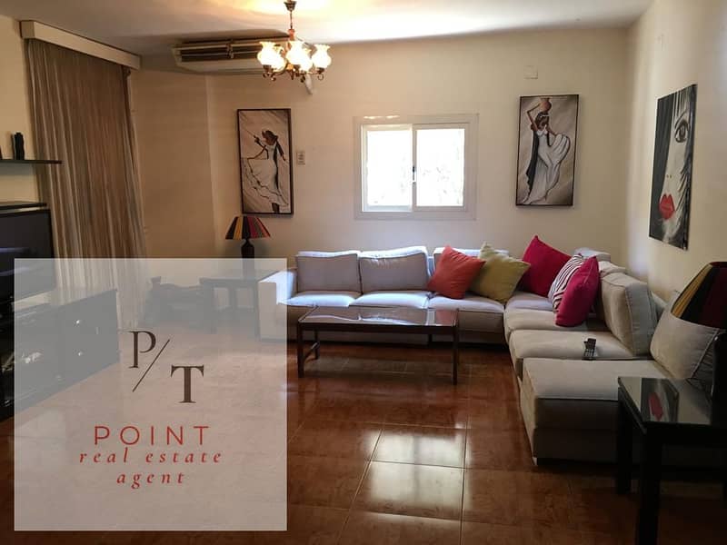 Ground floor for rent in Degla Maadi furnished with two bedrooms and two bathrooms - Widok 2