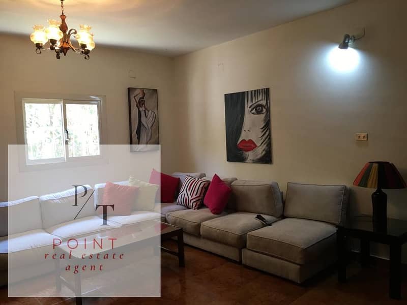 Ground floor for rent in Degla Maadi furnished with two bedrooms and two bathrooms - Widok 3