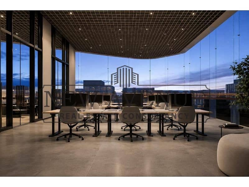 Investment Opportunity Office 97 sqm for Sale at Sleek by Al Rabat Direct on South 90 Street New Cairo Delivery in 3 years - Widok 5