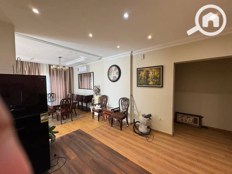 Furnished apartment for rent in Wesal, New Cairo, 160 sq m, three bedrooms, prime location, fully finished, garden view - Widok 4