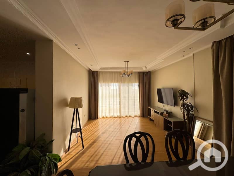 Furnished apartment for rent in Wesal, New Cairo, 160 sq m, three bedrooms, prime location, fully finished, garden view - Więcej