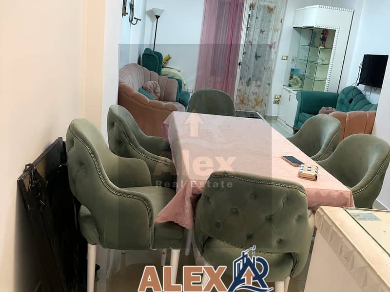 Furnished apartment for rent in Zizinia, steps from Abu Qir, air conditioning - Bild 3
