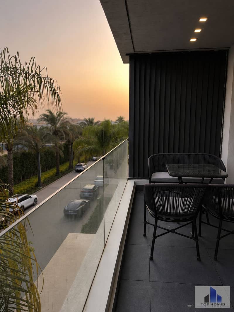 Furnished luxury Apartment for rent in Lake View Residence Compound 5th Settlement - Widok 5