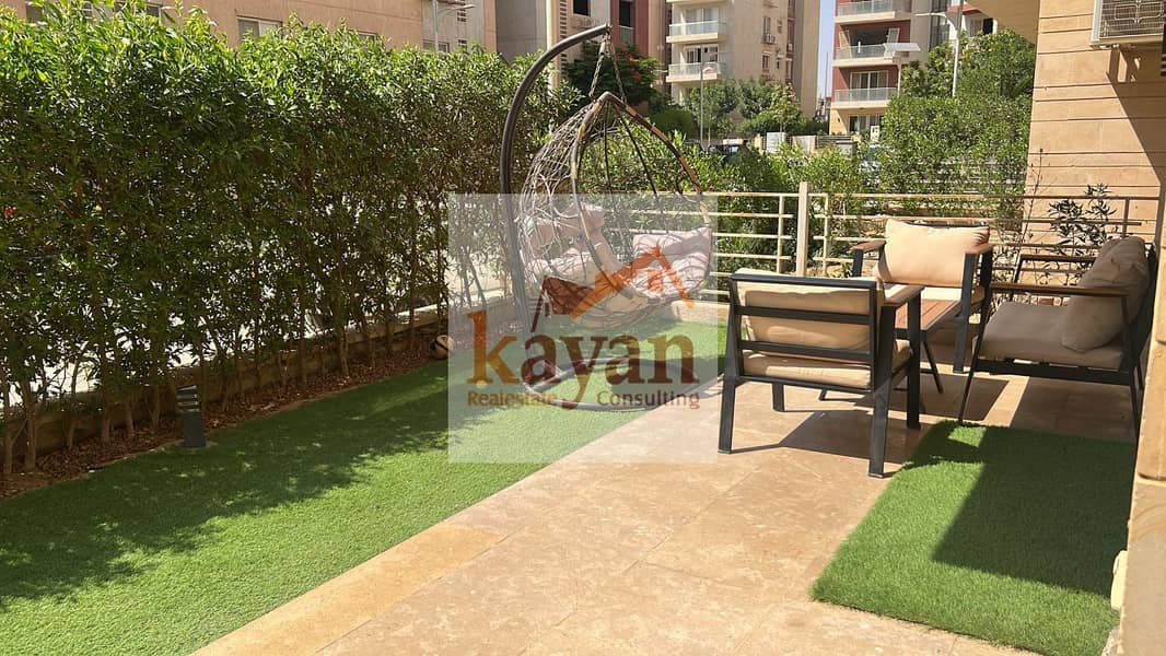 Ground-floor apartment with a garden for sale in Promenade, New Cairo – ready to move ; includes air conditioning and kitchen. - Ansicht 4