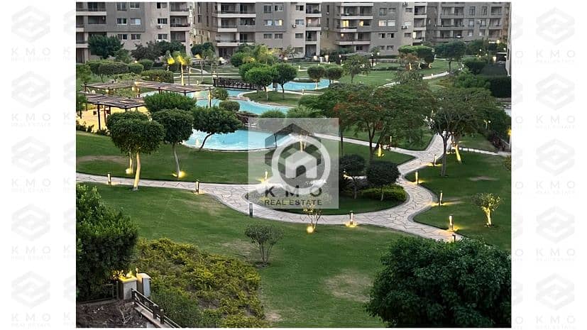 Apartment for rent in a prime location at a price of 35,000. Kitchen and air conditioning, 3 rooms, 185 m, ultra super lux, the lowest rent in New Cairo inside the compound The Square Sabour with a distinctive view. - Widok 3