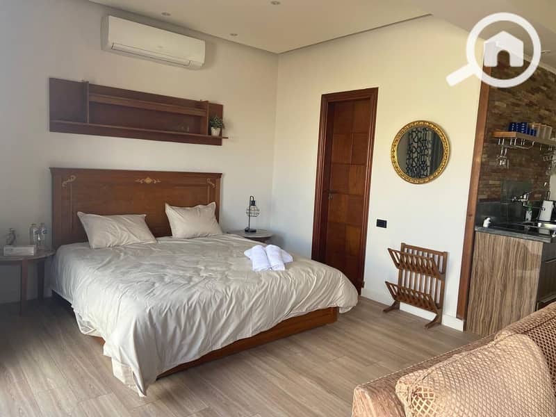 luxury and beautiful studio fylly furniture for rent in Casa - palm hills development - Ansicht 6