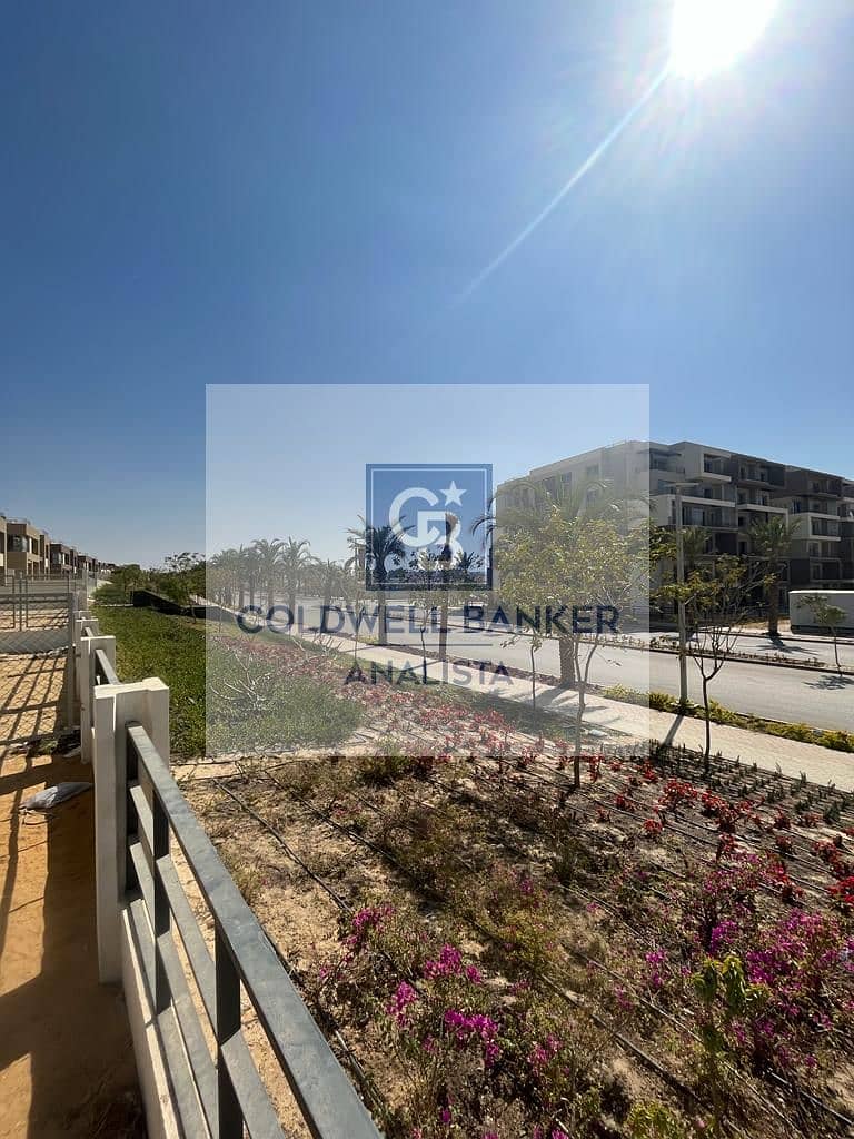 Palm Hills New Cairo Apartment for sale 186 m Corner View villas Fully finished With Acs 3 bedrooms - Vista 6