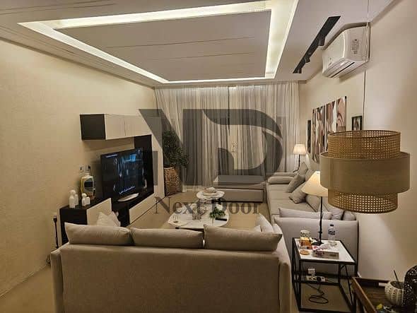 Ground Chalet with Private Garden for Rent in Seashell | Prime Location Near the Beach - Mehr