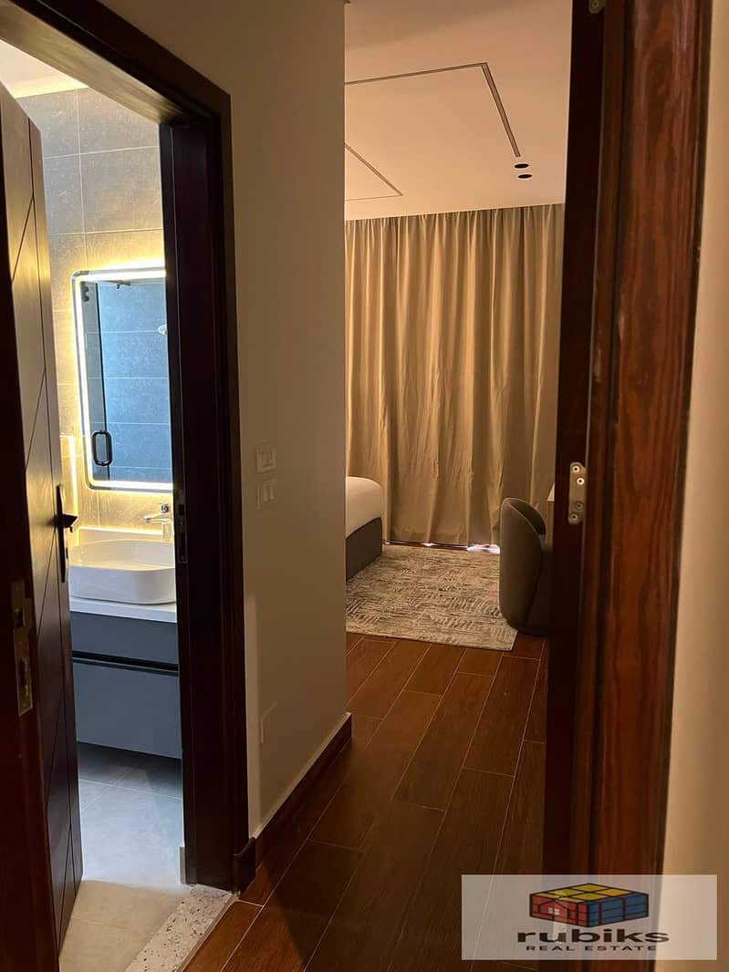 Hotel-style apartment for rent in Lake View Golden Square compound - Mehr