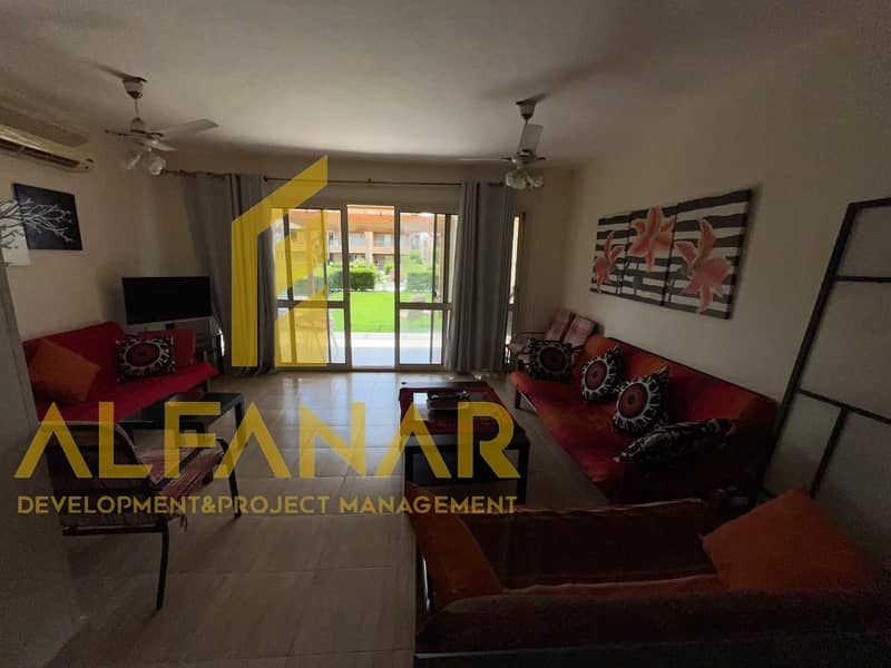 Ground Floor Chalet for Rent in Blumar Sidi Abdel Rahman | Private Garden | Pool View | 3 Bedrooms - Widok 4