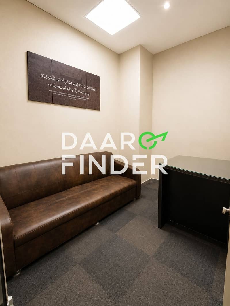 Premium Administrative Office for Rent | 75 SQM at Kazan Plaza | Prime Location Facing Mall of Arabia - Fler