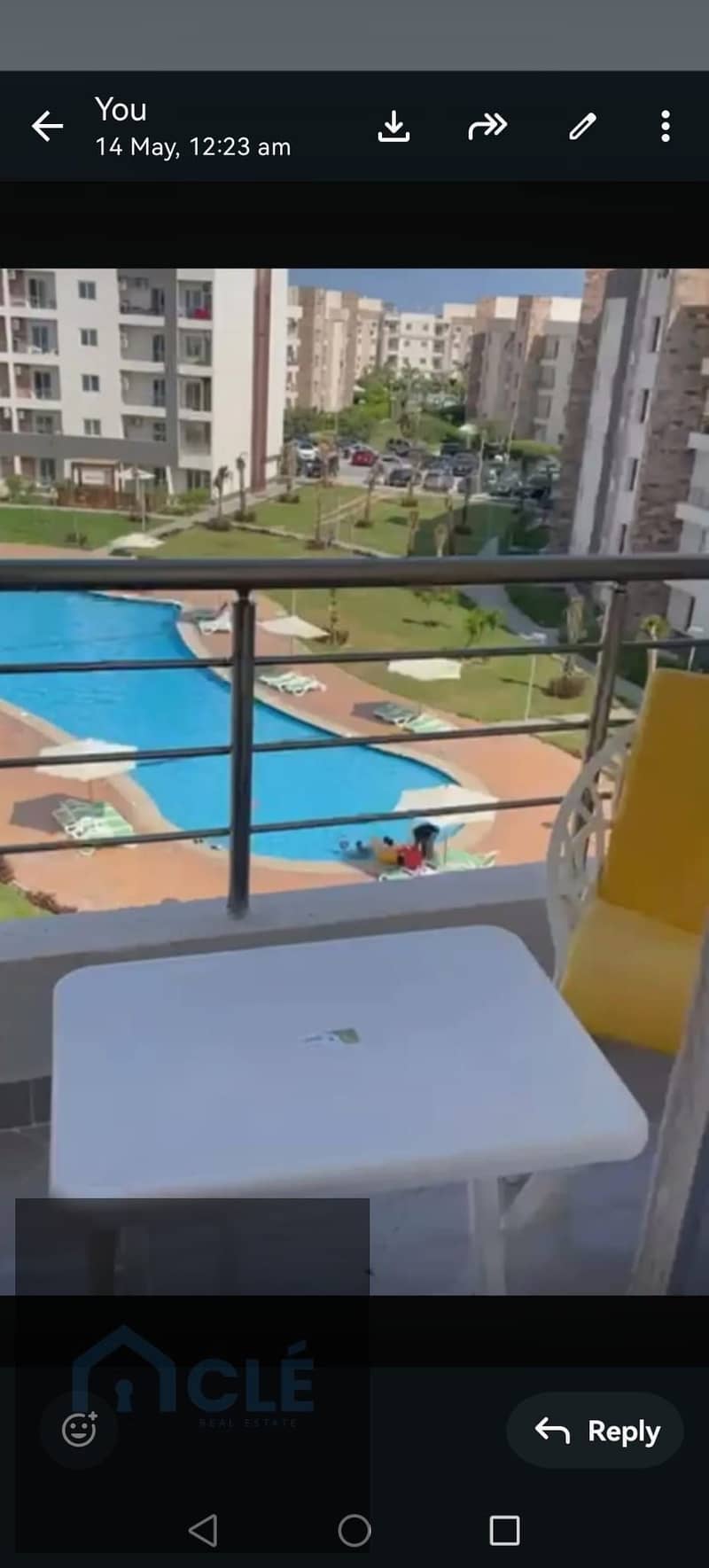 A distinctive , fully-furnished , and luxuriously air-conditioned chalet is available for rent at the lowest daily rate in Marsilia Beach 4 pool view - Ansicht 2