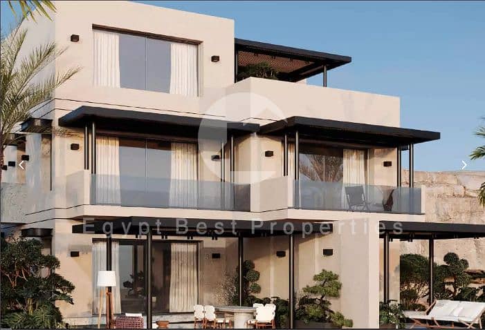 Ready to Move Twin Chalet in Soma Bay – 3 Bedrooms – Fully Finished – Sea View – 5% Down Payment – Installments Up to 8 Years - Widok 3