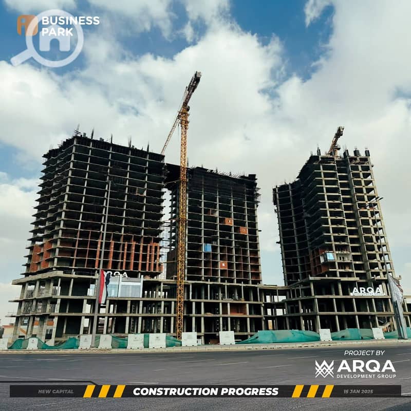 In the heart of the financial district – ready for delivery! An unmissable opportunity at Inizio Mall! An office of 47 square meters with a main facade facing the Central Bank on the seventh floor – with a great view. – pohled 4