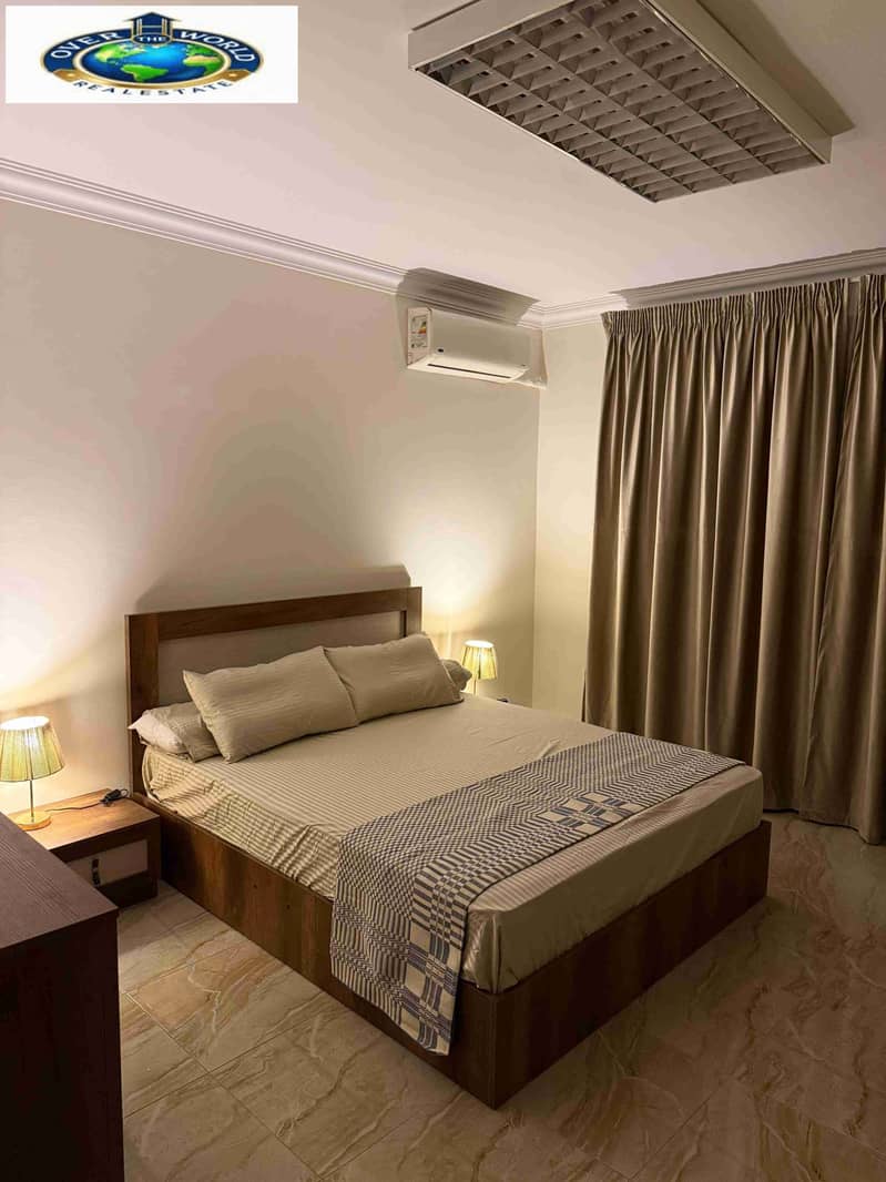 Furnished apartment for rent in Zahraa El Maadi, Ashgar Darna compound, first occupancy, close to Carrefour City Center and Happiness Street. - Aanzicht 4
