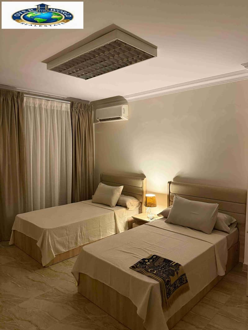 Furnished apartment for rent in Zahraa El Maadi, Ashgar Darna compound, first occupancy, close to Carrefour City Center and Happiness Street. - Aanzicht 6