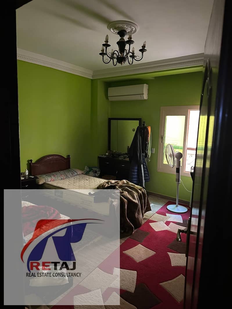 Apartment for sale 155m on the main 50th Street, Zahraa El Maadi, 10th floor, 3 rooms, 2 bathrooms, large reception area with two pieces, electricity and natural gas meter, and 2 elevators, close to all services +20 15 03622666 - Ansicht 6