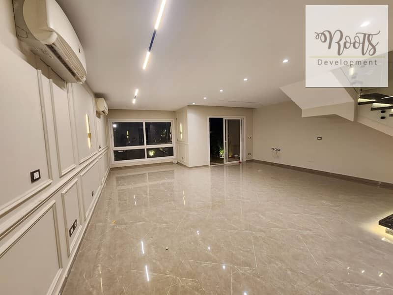 For Rent Townhouse Fully Finished with AC/s, in prime location in Kayan Compound,Boulevard 6 of October Axis - Mehr