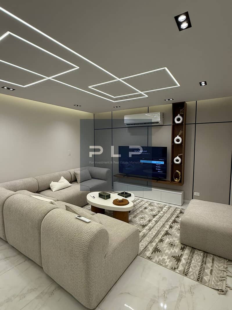 Fully furnished apartment with ultra-super-lux finishes, ready for immediate occupancy, available at the lowest rental price in Azad Compound. - Widok 5