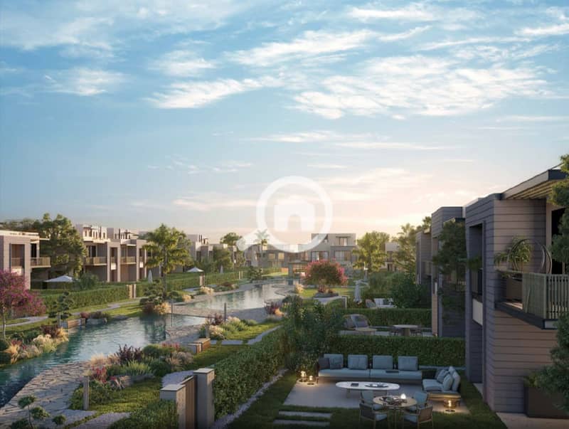 Townhouse for sale in Garden Lakes by Hyde Park – October, near Al Gezira Club - Mehr