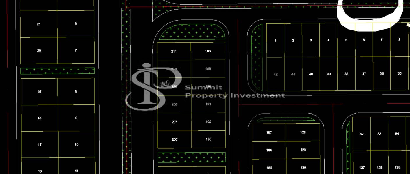 Land for sale in neighborhood 35, adjacent neighborhoods 3, area 276 meters, 10th of Ramadan, all installments paid, license and excavation completed. – pohled 2