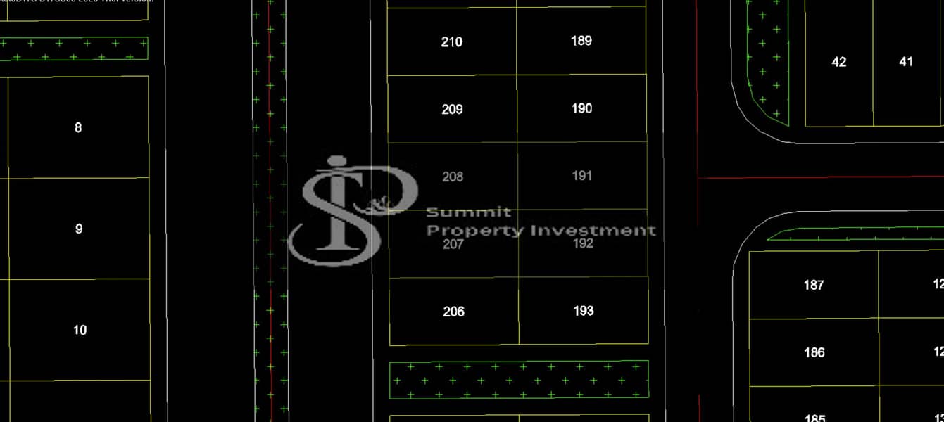 Land for sale in neighborhood 35, adjacent neighborhoods 3, area 276 meters, 10th of Ramadan, all installments paid, license and excavation completed. – pohled 3