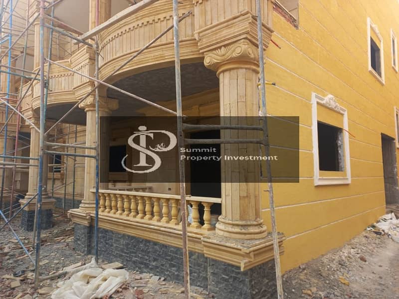 Apartment for sale in the Greek neighborhood, ground floor, 250 square meters, immediate delivery, stone building, semi-finished, October 6th City. – pohled 4