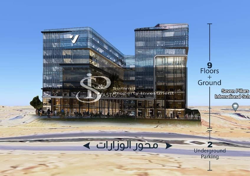 Office for sale in VASTO plaza mall in the New Administrative Capital MU23, area 31 square meters – pohled 5