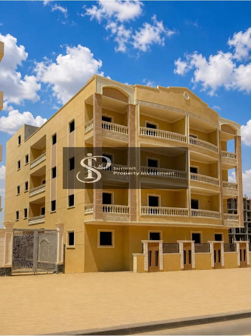 Apartment for sale in the Spanish neighborhood, 180 square meters, on the second upper floor, front-facing, ready for partial finishing in the tenth of Ramadan. - Ansicht 2