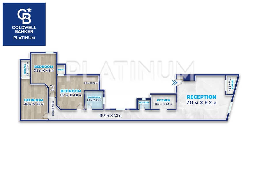 Immediate delivery Luxury finishings Open view Apartment for Sale, 345 m, Sidi Gaber (Abouqir Street) - Widok 6
