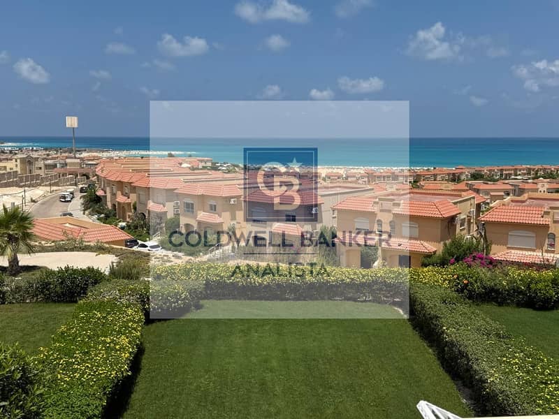 "Rissel | For Sale: Fully Finished and Furnished Twin House in Amwaj, North Coast, Sidi Abdel Rahman Land Area | 555 m² - Building Area | 226 m² - - Mehr