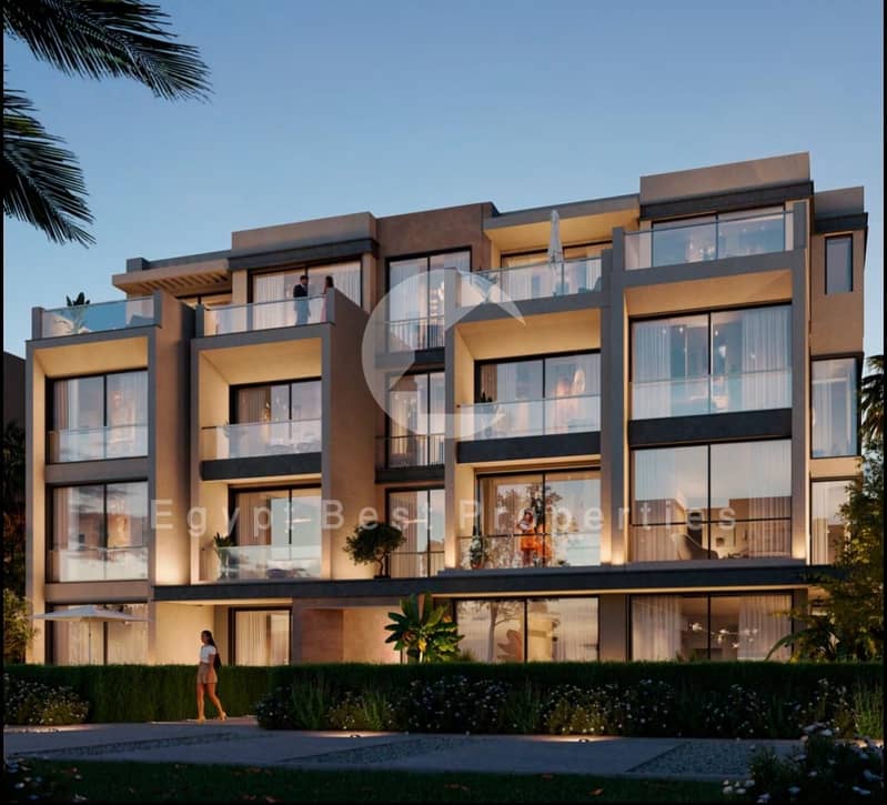 Fully finished apartment for sale in PX palm hills DELIVERY 2 YEARS landscape view with 5%dp - Widok 2