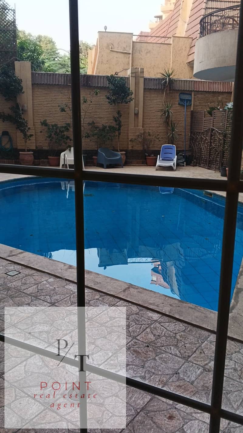 For rent, a ground floor duplex in Bashir, with a swimming pool, private entrance, furnished, 4 rooms. – pohled 4