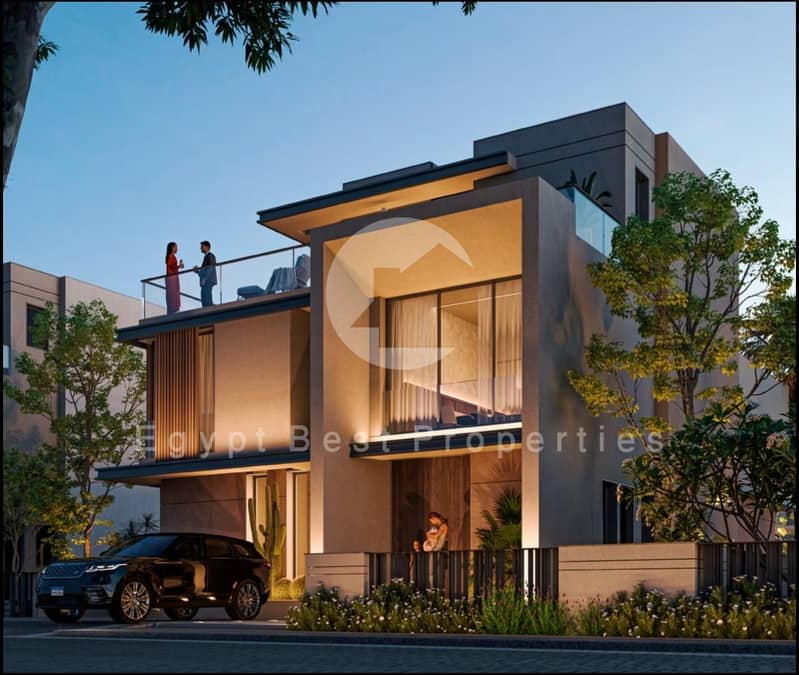LOWEST PRICE Apartment for sale in px palm hiils FULLY FINISHED DELIVERY 2 YEARS land scape view with 5 dp - Widok 5