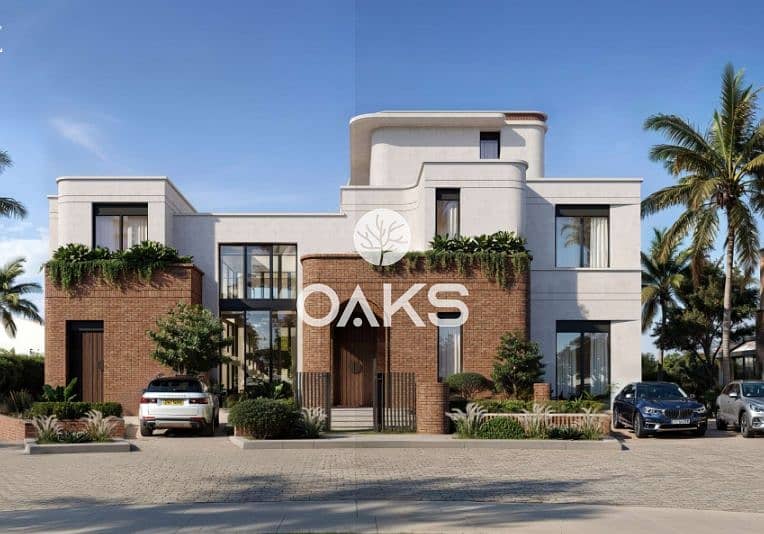 villa for sale 245m Inside a fully serviced compound From Marakez in New Cairo with installment on 8 years - Widok 2