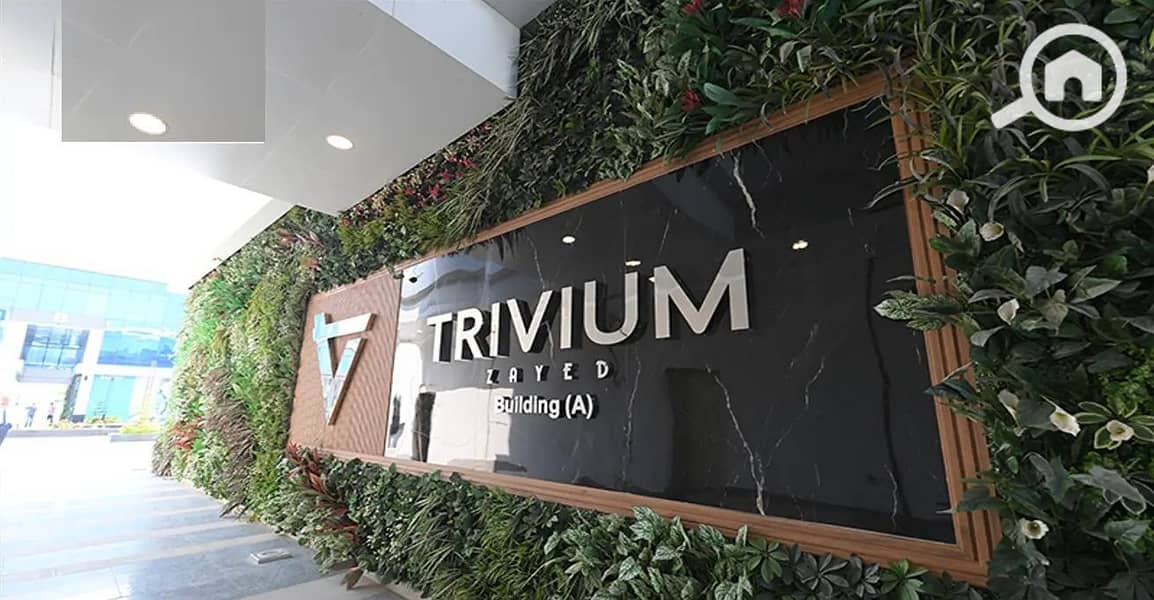 Office for sale, 47 sq m, fully finished & ِAC, in Trivim Mall, Sheikh Zayed. Immediate occupancy, installment - Vista 5