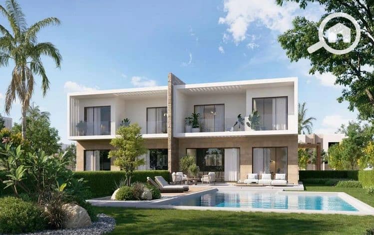 Fully Finished Townhouse Villa for Sale with Sea View at Silver Sands by ORA – North Coast - Widok 2