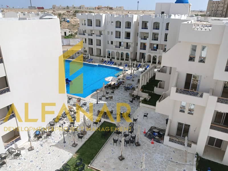 Daily Studio for Rent in Santorini Resort | Private Beach & Aqua Park | North Coast - Widok 6