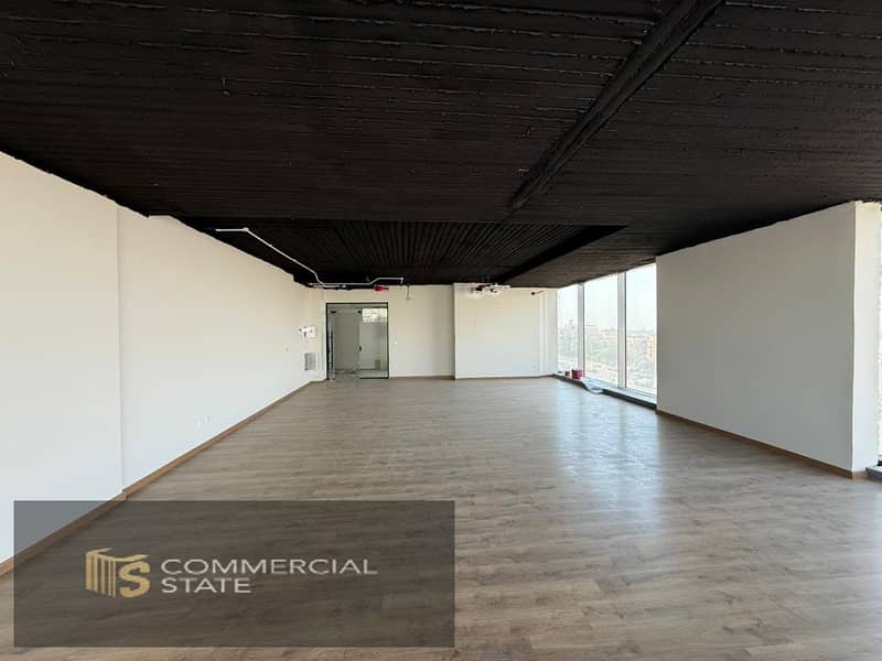 Finished Office at Granoy 145m for Rent -New Cairo - Widok 3
