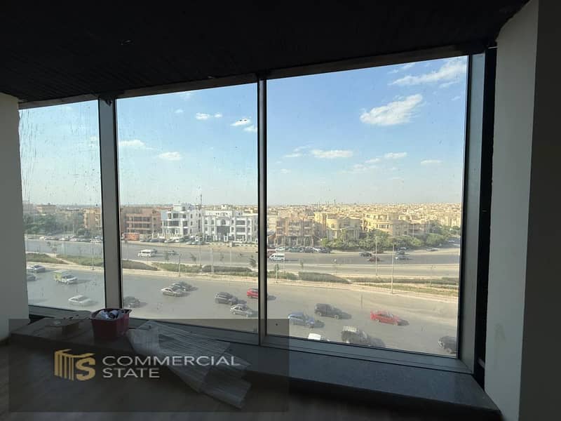 Finished Office at Granoy 145m for Rent -New Cairo - Widok 6