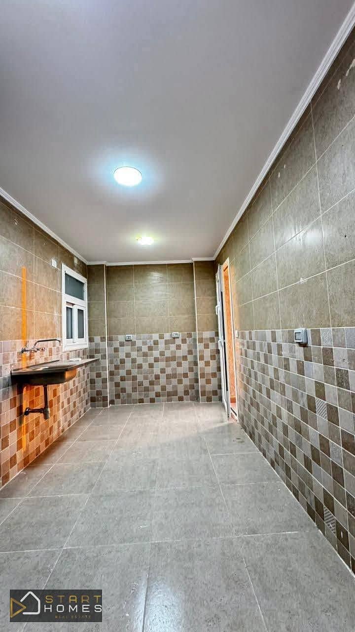 165-square-meter, 3-bedroom apartment for sale in Madinaty’s most prestigious phase, B12. It features a "double view" overlooking the floodway, Season - Vaade 6