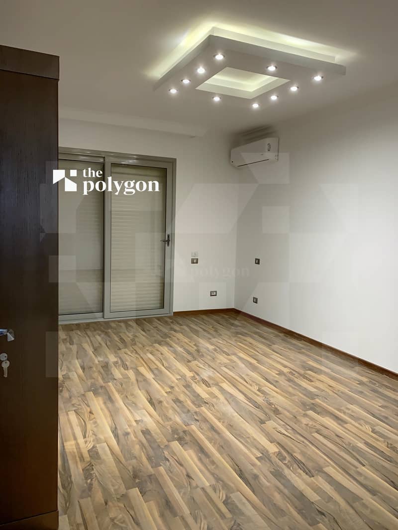 Fully Finished Ground Apartment with 100 Sqm Private Garden , 2 bedrooms , 275 sqm with kitchen & ACs in PALM PARKS - Więcej