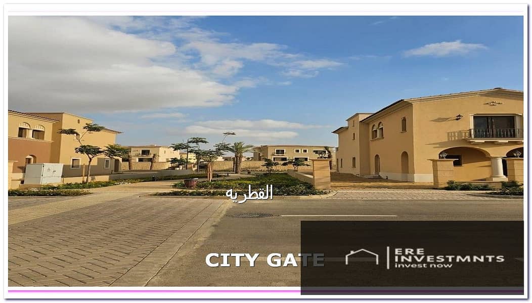 Standalone villa, 460 sq m, for sale at the lowest price in the most prestigious phase (Great) of City Gate Qatari Diar - ready for viewing and immedi - Więcej