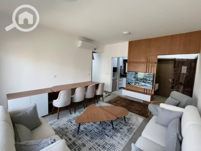 Luxury apartment for rent in Bervado, Madinaty. Two bedrooms, two bathrooms, a kitchen, and a reception. Excellent finishing and furnishing. 35,000 required. Viewing at any time. - Ansicht 6