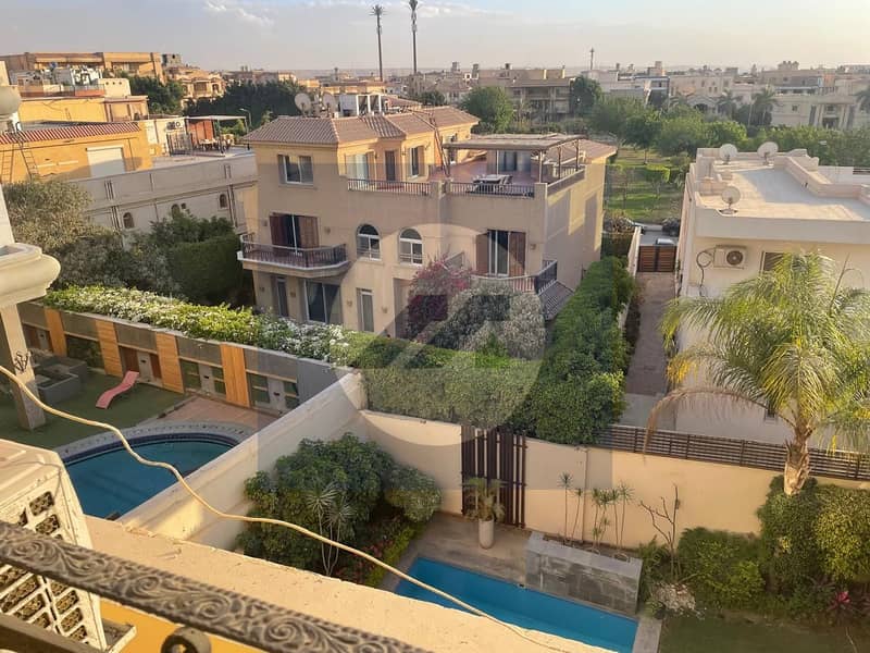 For Rent Semi Furnished 3 Bedroom Apartment in West Golf , New Cairo - Widok 3