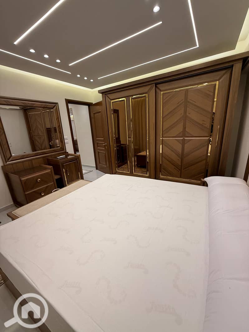 Furnished apartment for rent with hotel-style furnishings for rent in the Compound Maadi Dunes in Zahraa El Maadi, first occupancy, 3 bedrooms. - Widok 5