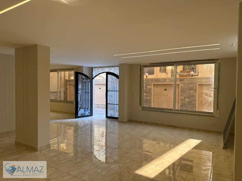 Empty basement space of 200 square meters with a garden for administrative rent, First Settlement, on Mohamed Naguib Axis - Ansicht 2