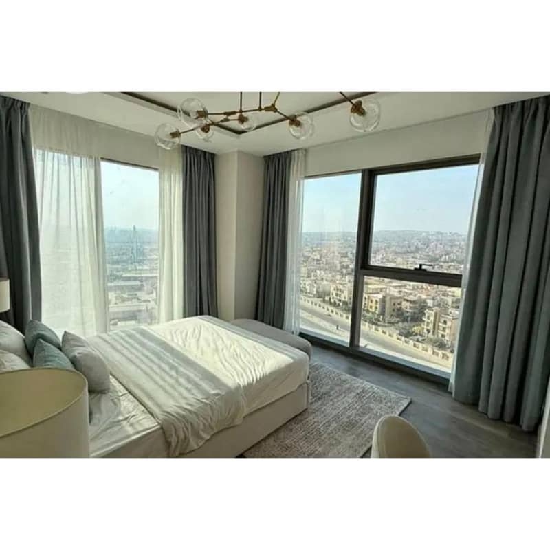 Resale APT for sale , fully finished with Ac's, ready to move & special view LandScape in compound Zed Towrs Elsheikh Zayed - Ansicht 3