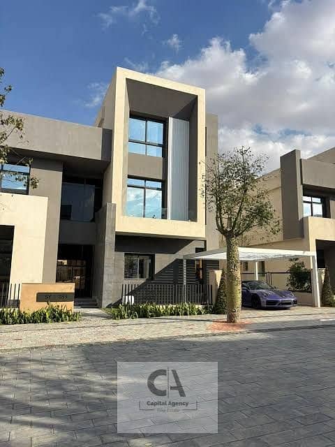 Townhouse for sale in Saada, Fifth Settlement, featuring a prime layout and a view of the landscape; a villa for sale in the heart of New Cairo | Saad - Ansicht 2