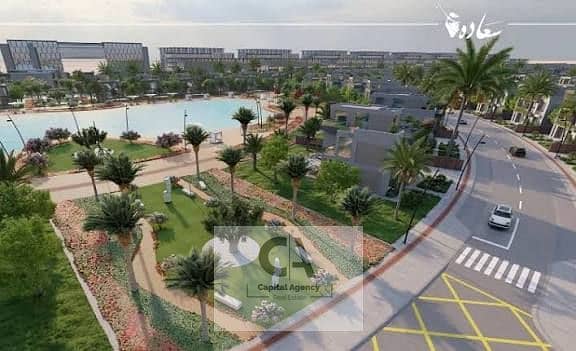 Townhouse for sale in Saada, Fifth Settlement, featuring a prime layout and a view of the landscape; a villa for sale in the heart of New Cairo | Saad - Ansicht 5